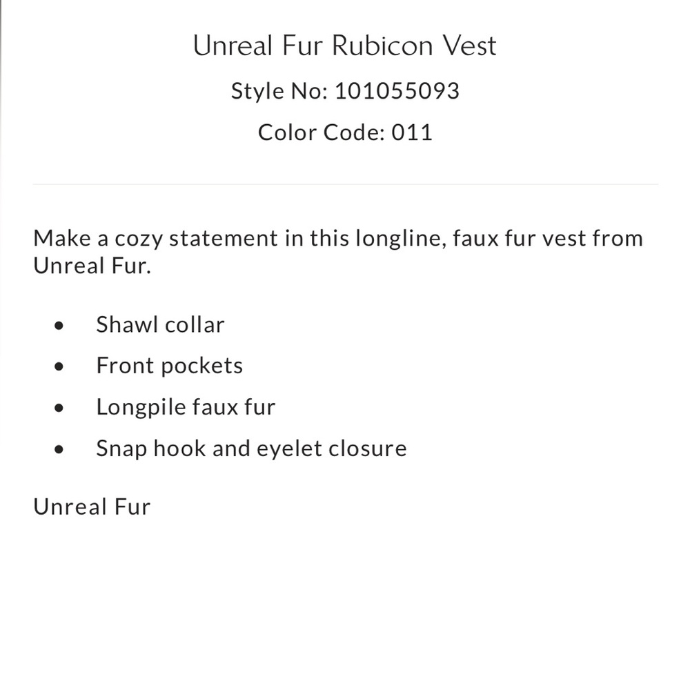 Free People x Unreal Fur Rubicon Vest - Picture 8 of 17